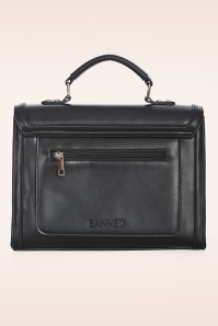 Banned Retro - Mirabelle Messenger schoudertas in zwart 4