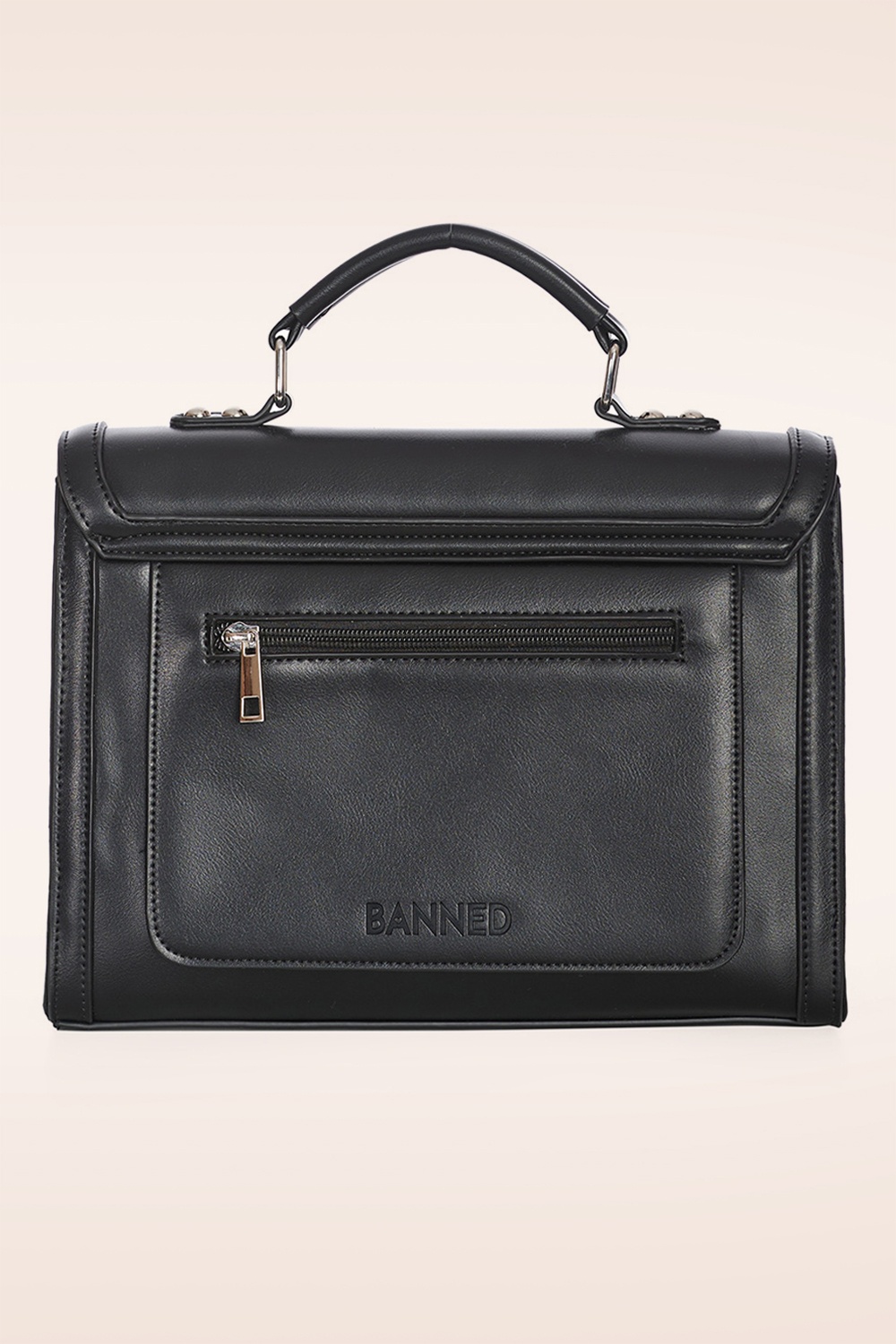 Banned Retro - Mirabelle Messenger schoudertas in zwart 4