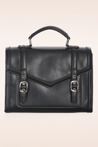 Banned Retro - Mirabelle Messenger schoudertas in zwart