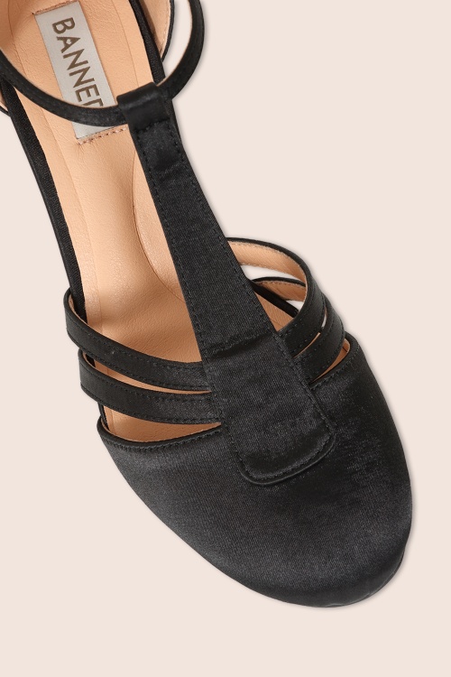 Banned Retro - Rosewood Charm pumps in zwart 3