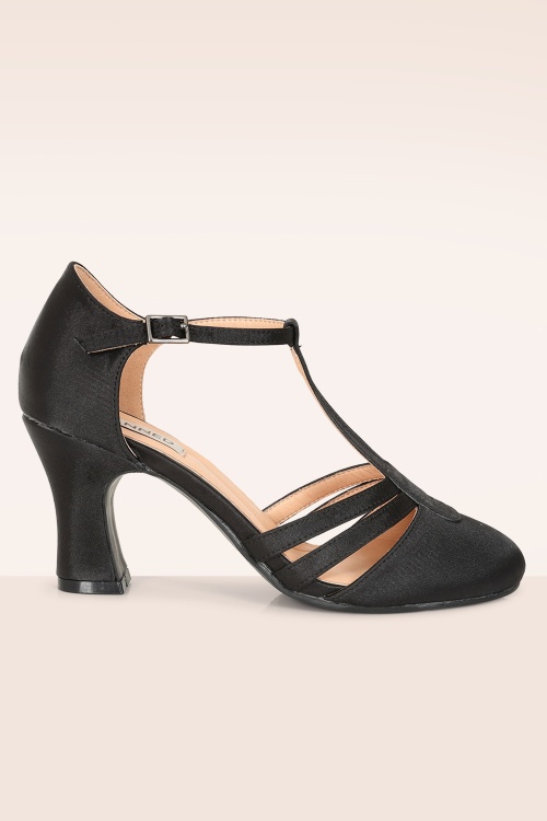 Banned Retro - Rosewood Charm pumps in zwart