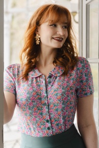 Princesse Nomade  - Chemise Leona blouse in Printania