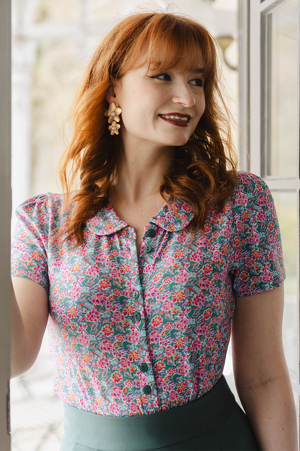 Princesse Nomade  - Chemise Leona blouse in Printania