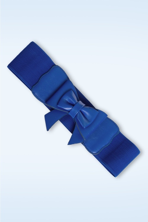 Banned Retro - Play It Right strikriem in koningsblauw