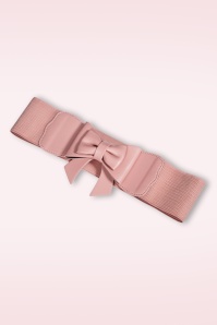 Banned Retro - Play It Right strikriem in poederroze