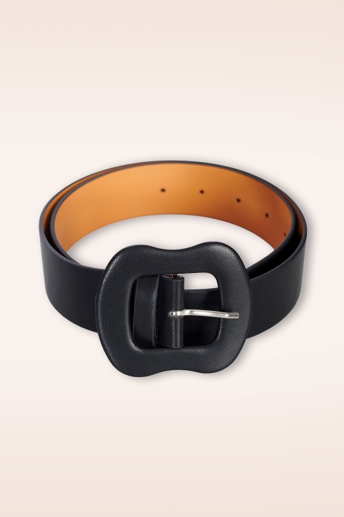 Banned Retro - Rosa-Lee riem in zwart
