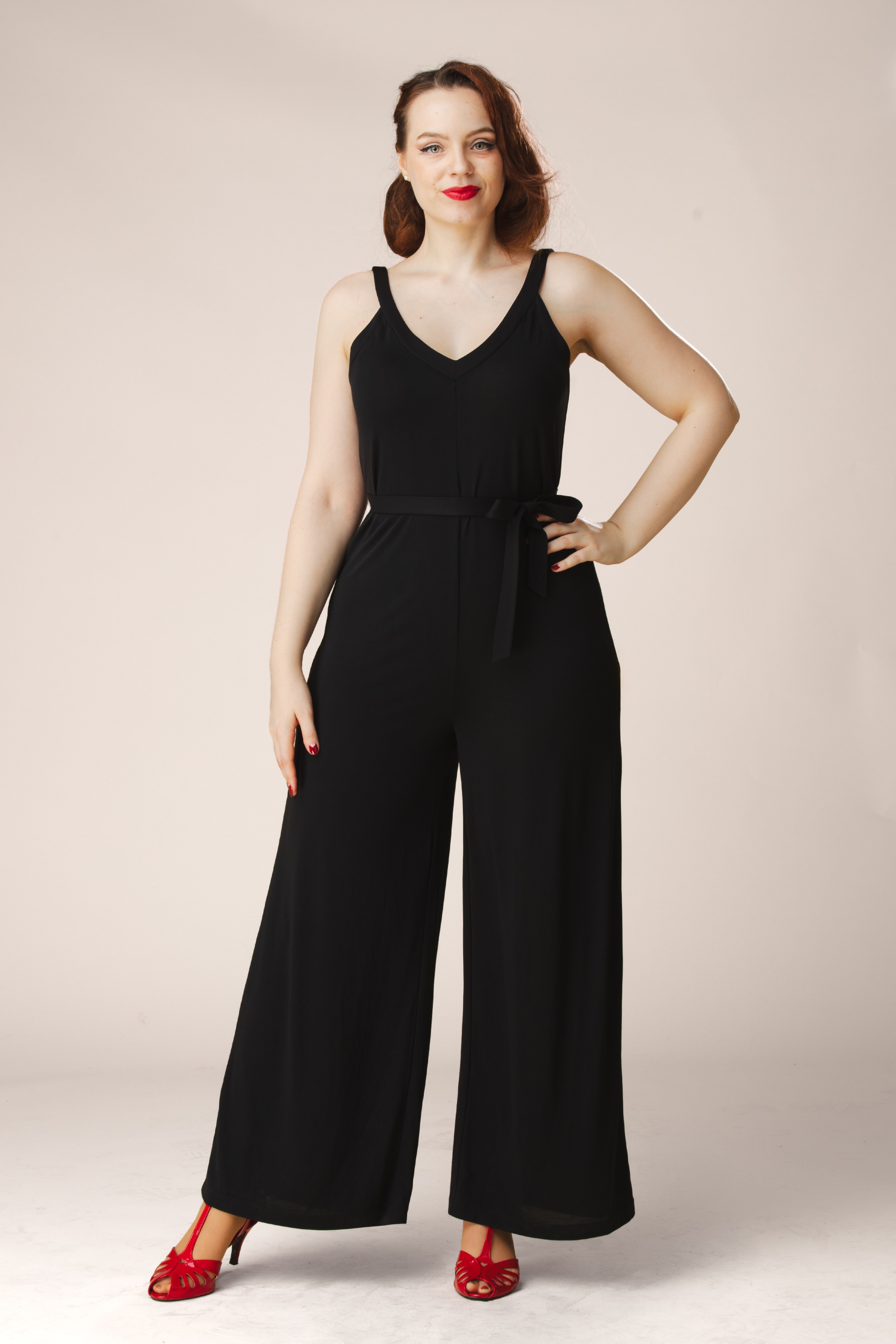 Surkana - Mandy Strap jumpsuit in zwart