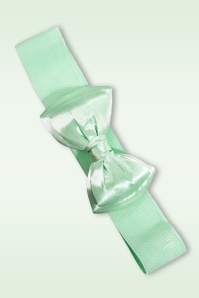 Banned Retro - Bella Bow riem in mint