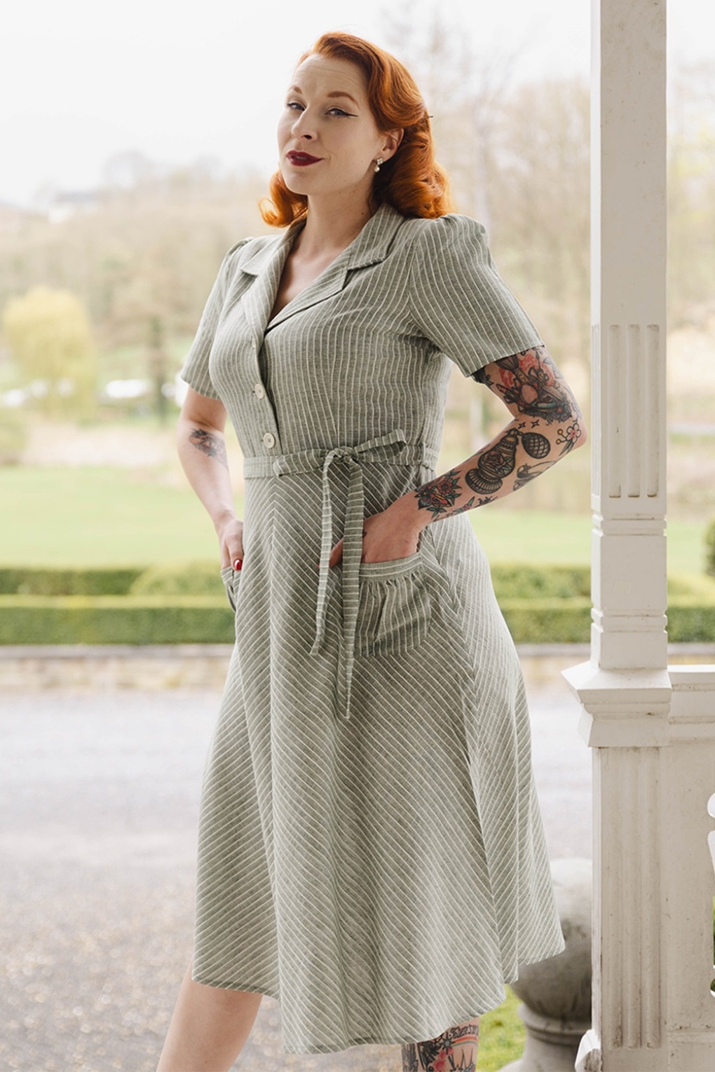 chinese dress ladies Cloud Linen Mini Dress main image 0