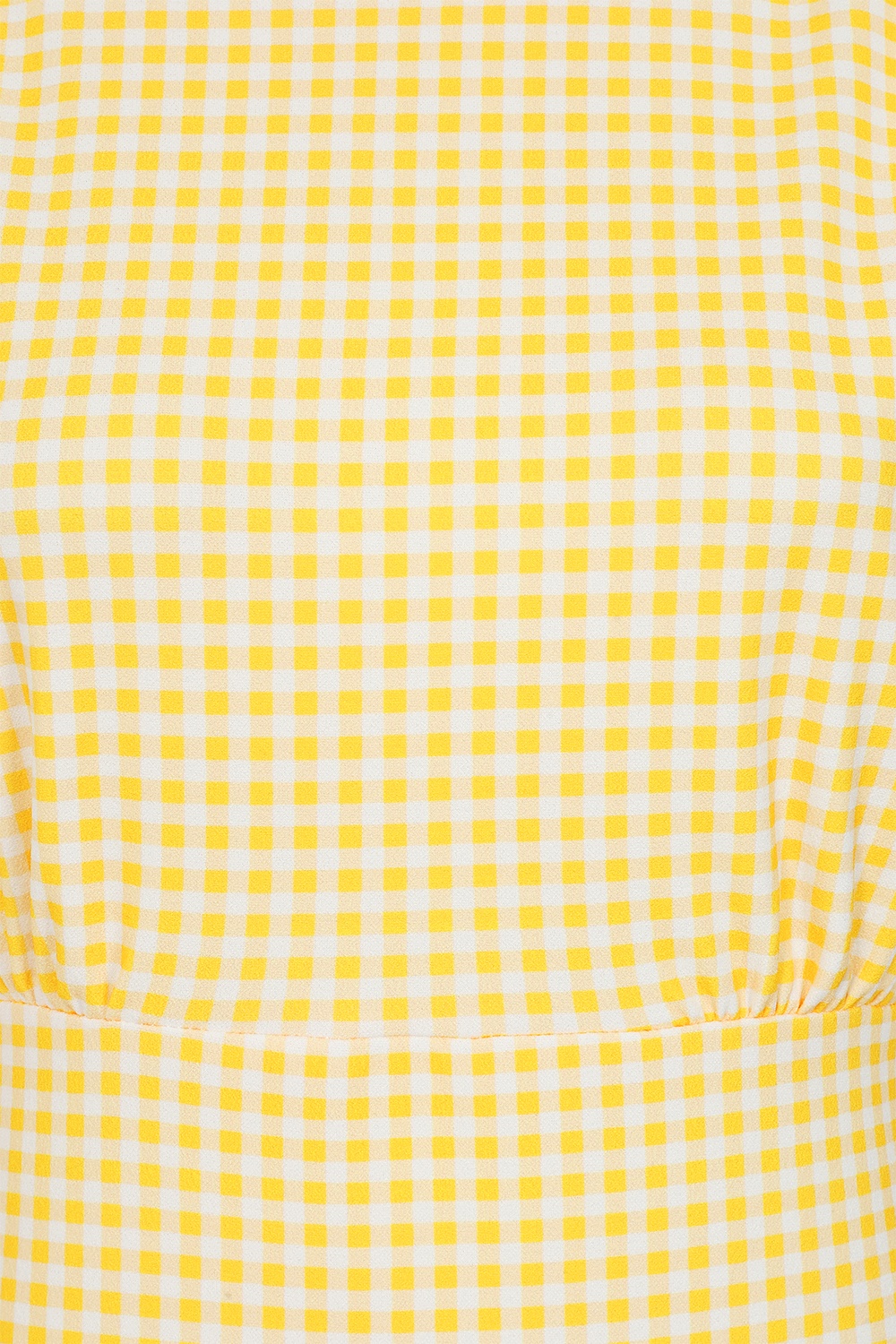 Vintage Chic for Topvintage - Topvintage exclusive ~ Cleo gingham top in geel en wit 3