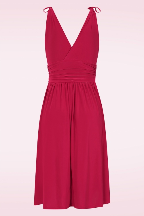 Vintage Chic for Topvintage - Topvintage Exclusive ~ Grecian jurk in rood 2