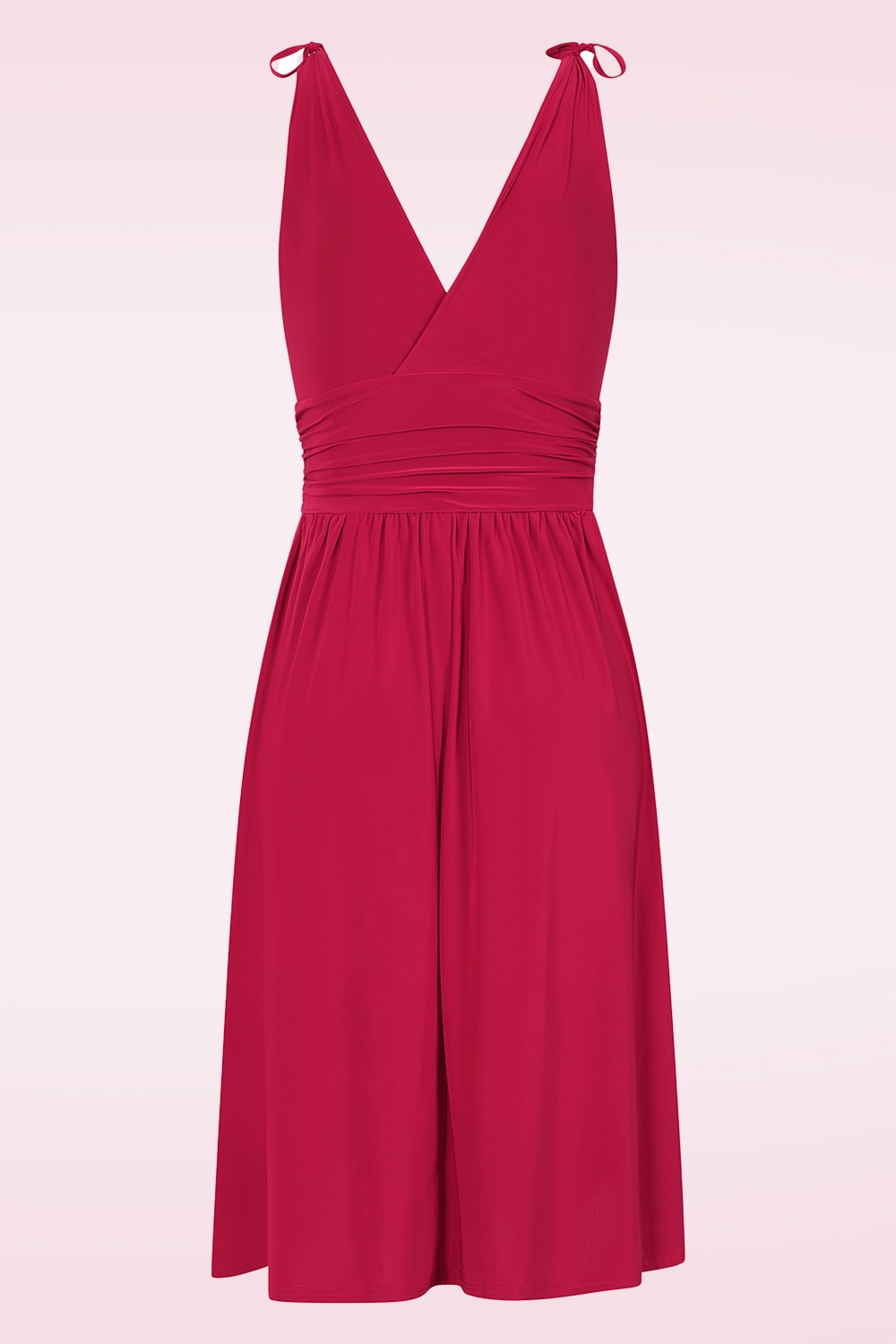 Vintage Chic for Topvintage - Topvintage Exclusive ~ Grecian jurk in rood 2