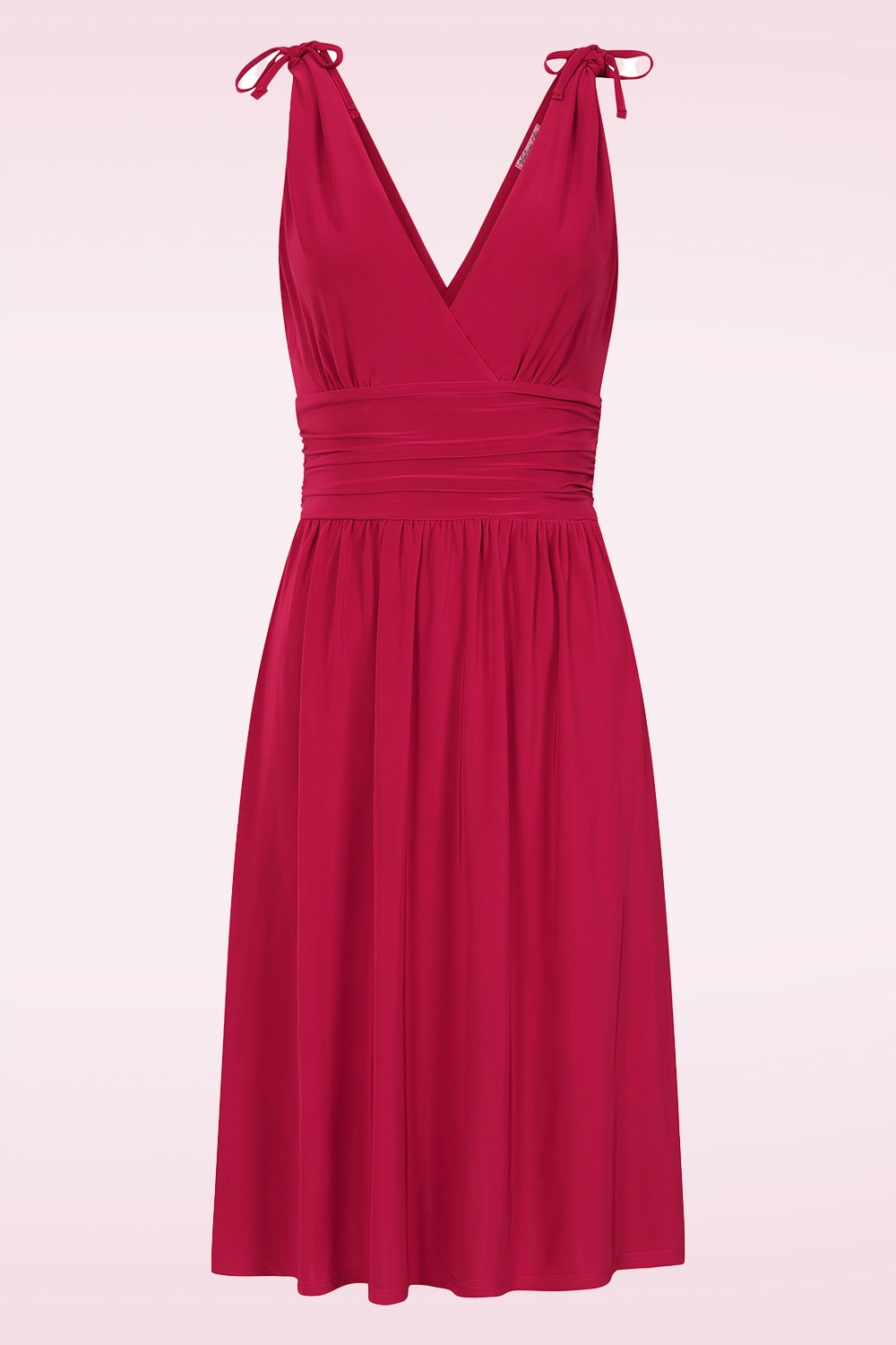 Vintage Chic for Topvintage - Topvintage Exclusive ~ Grecian jurk in rood