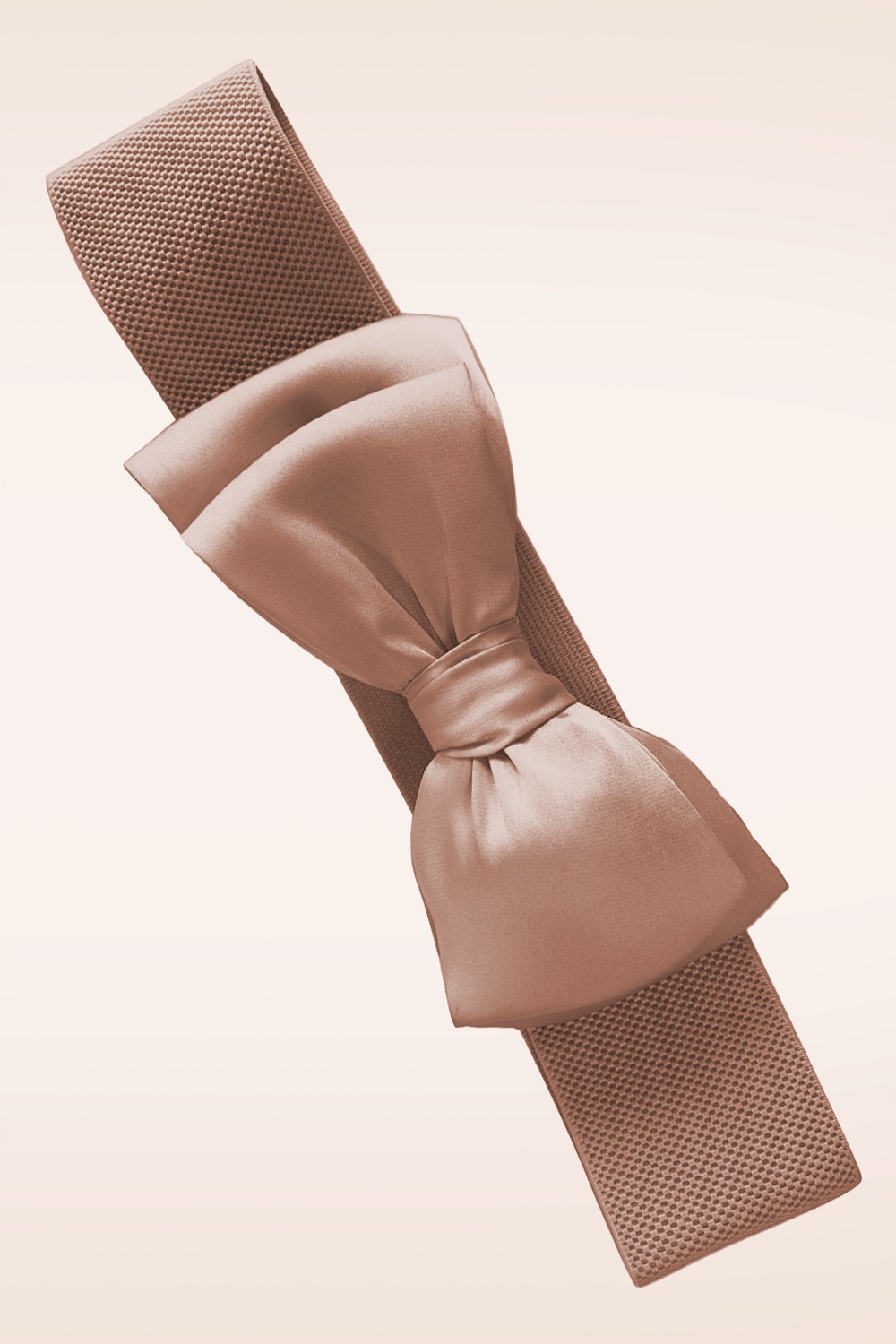 Banned Retro - Bella Bow riem in taupe