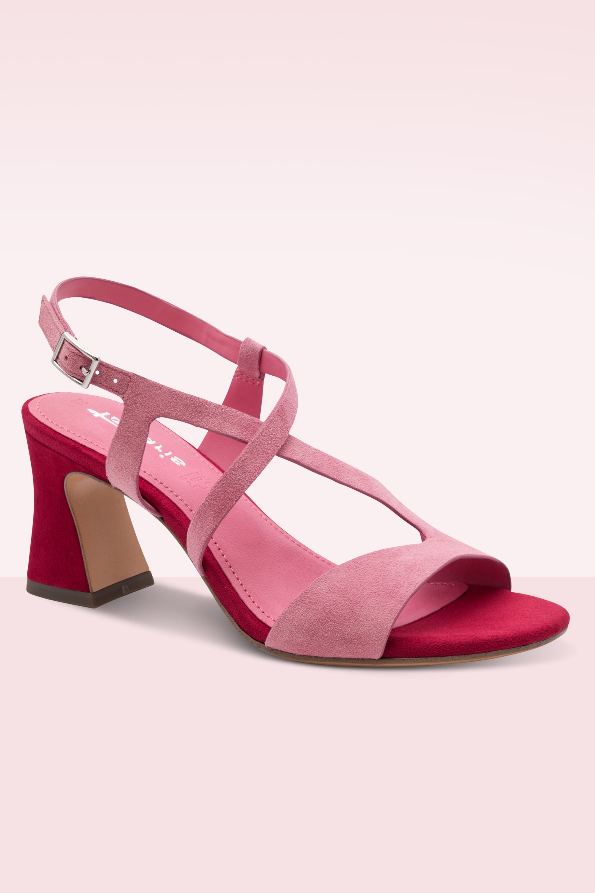 Tamaris - Saraya sandaaltjes in roze combi 2