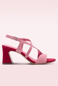 Tamaris - Saraya sandaaltjes in roze combi