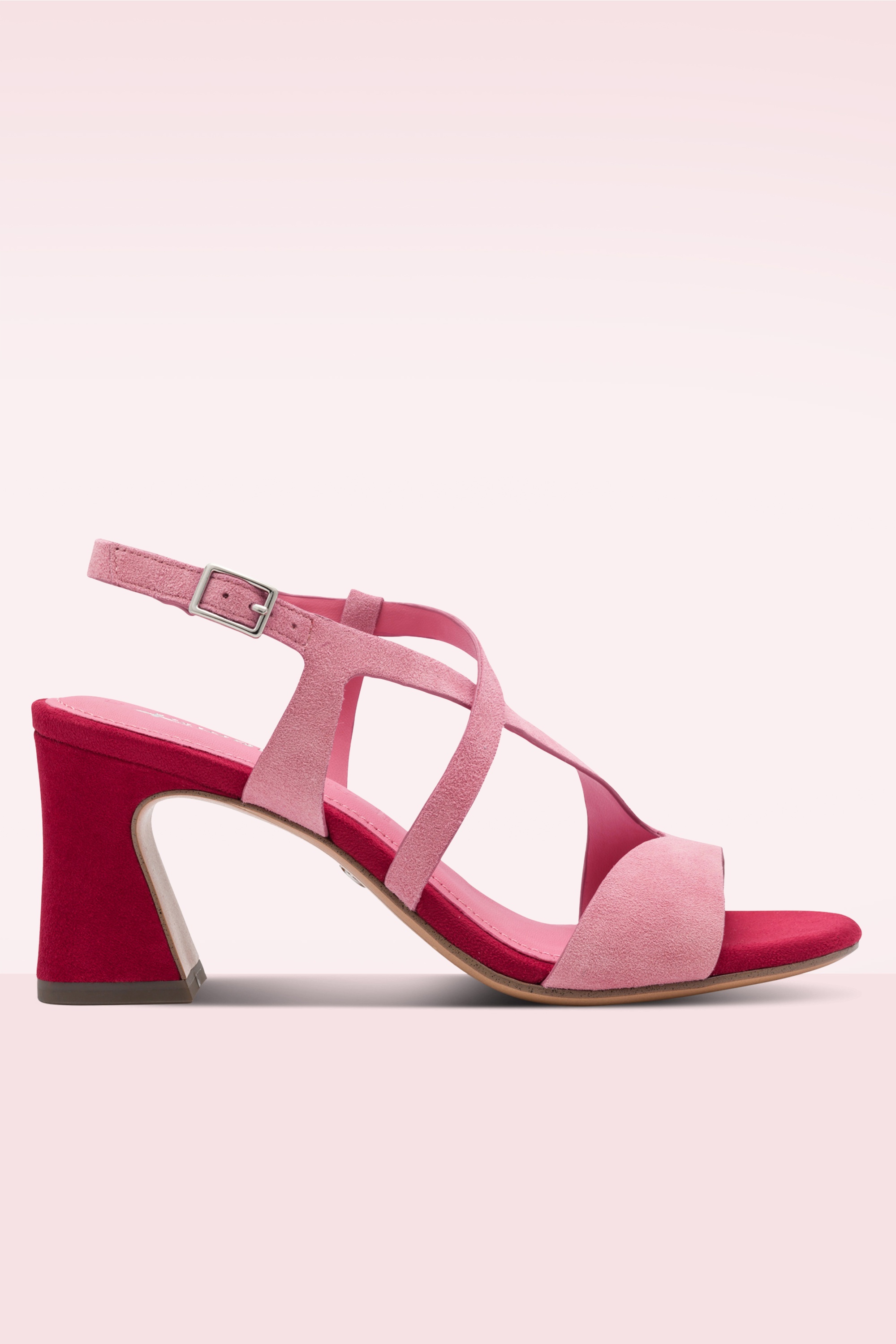 Tamaris - Saraya sandaaltjes in roze combi