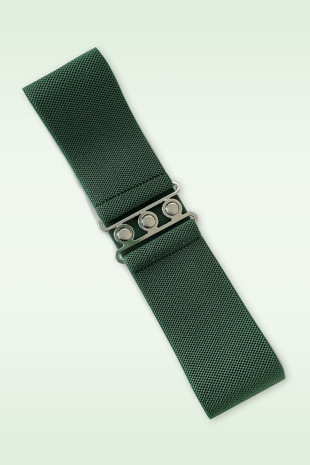 Banned Retro - Lauren Vintage stretcht riem in dennengroen