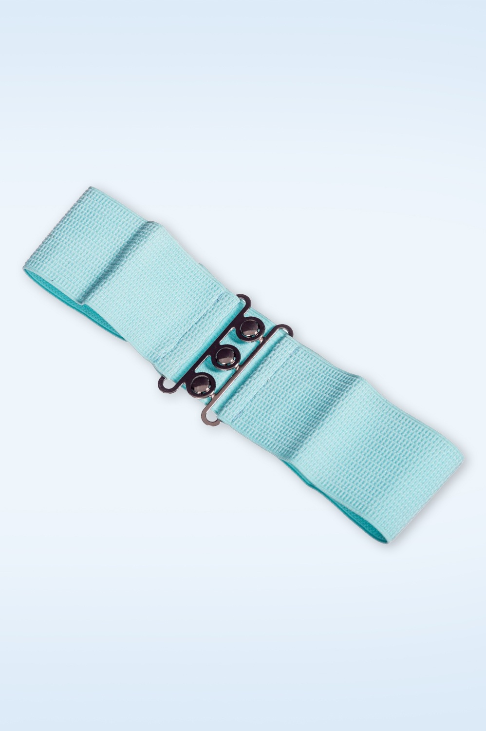 Banned Retro - Lauren Vintage stretcht riem in babyblauw