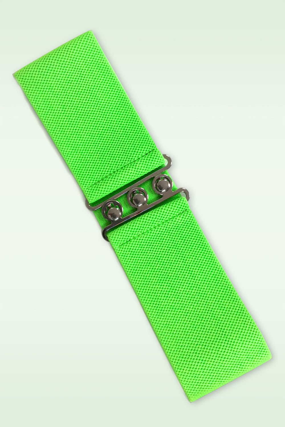 Banned Retro - Lauren Vintage stretch riem in Halloween groen