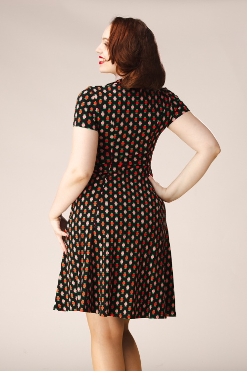 Blutsgeschwister - Gracious Allure jurk in sweet fruit memories 3