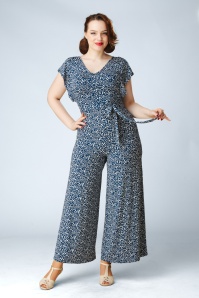 Blutsgeschwister - Wonder of Wisdom jumpsuit in sparkling spectacle blauw