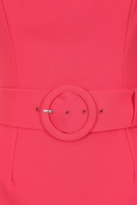 Glamour Bunny - Topvintage exclusive ~ Joanie pencil jurk met bolero in koraal 7