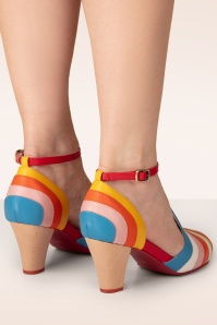 Lola Ramona - Elsie Retro t-strap pumps in multi 5