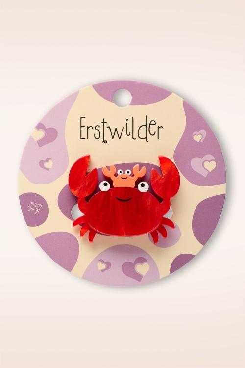 Erstwilder - Crabs Simplified mini broche 2