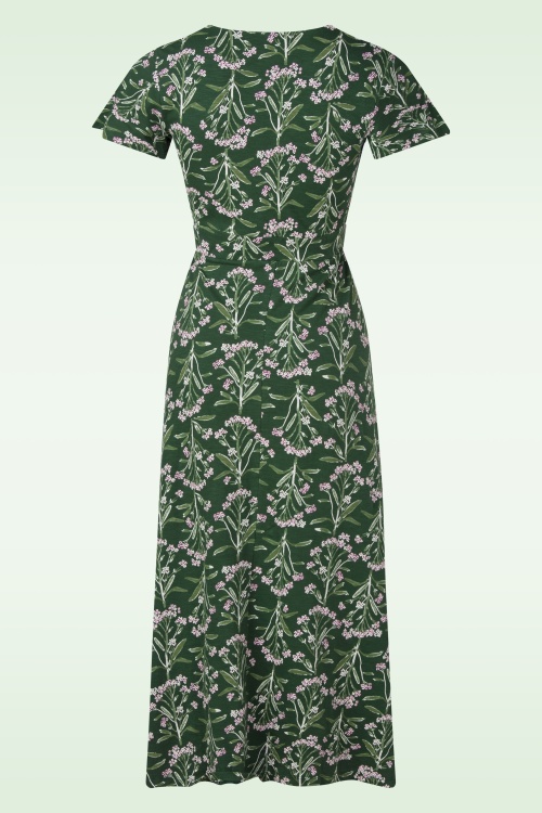 Seasalt - Chateaux Cotton midaxi jurk in yarrow study treetop 3