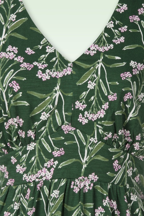 Seasalt - Chateaux Cotton midaxi jurk in yarrow study treetop 2