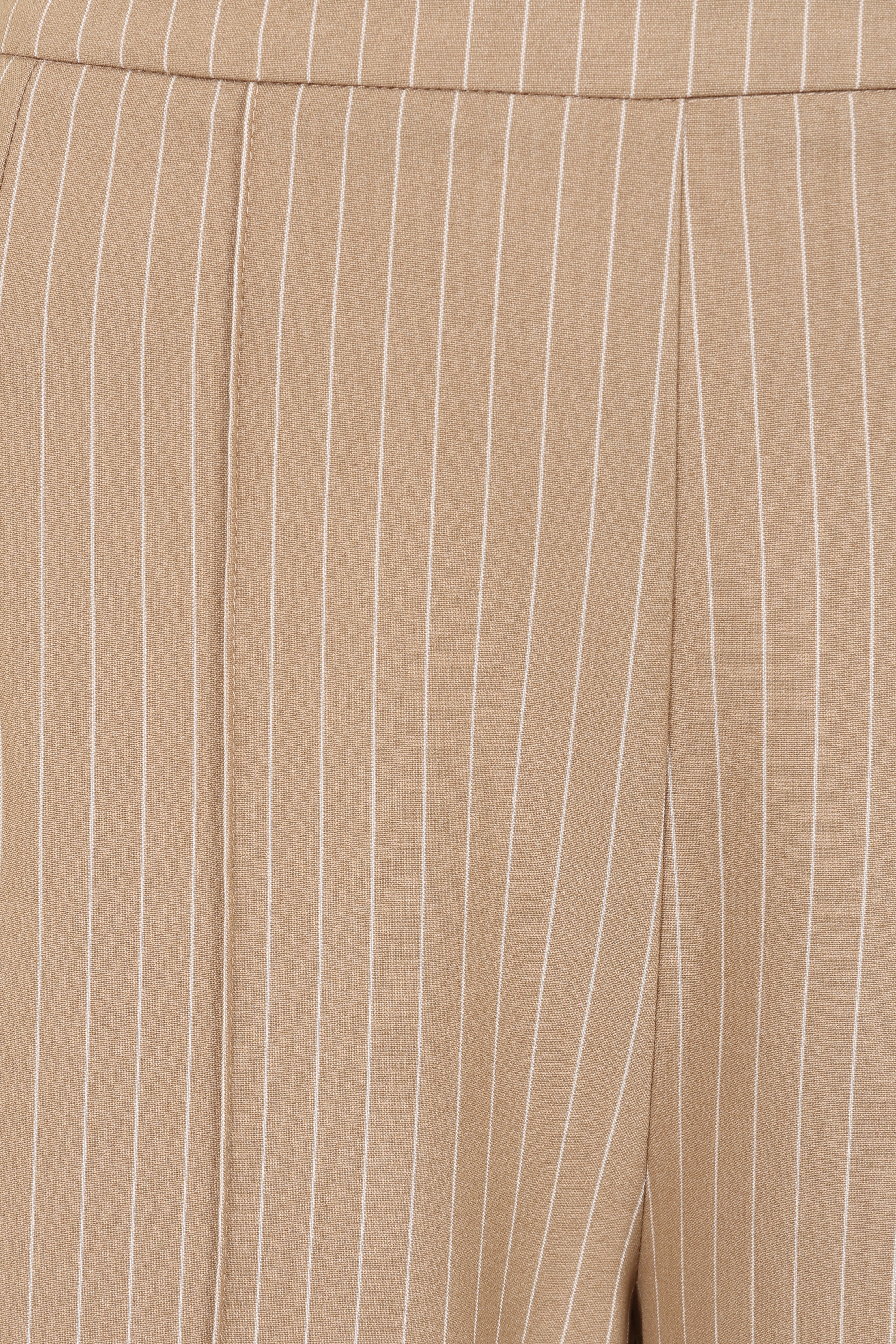 Glamour Bunny Business Babe - Topvintage exclusive ~ Dakota Pinstripe pantalon in latte 3