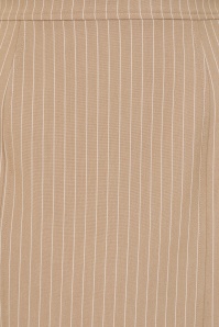 Glamour Bunny Business Babe - Topvintage exclusive ~ Nicky Pinstripe rok in latte 3