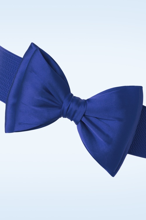 Banned Retro - Wauw met de strikriem in koningsblauw 2