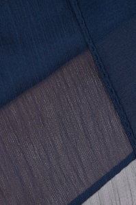 Banned Retro - Anna haarsjaal in marineblauw 3