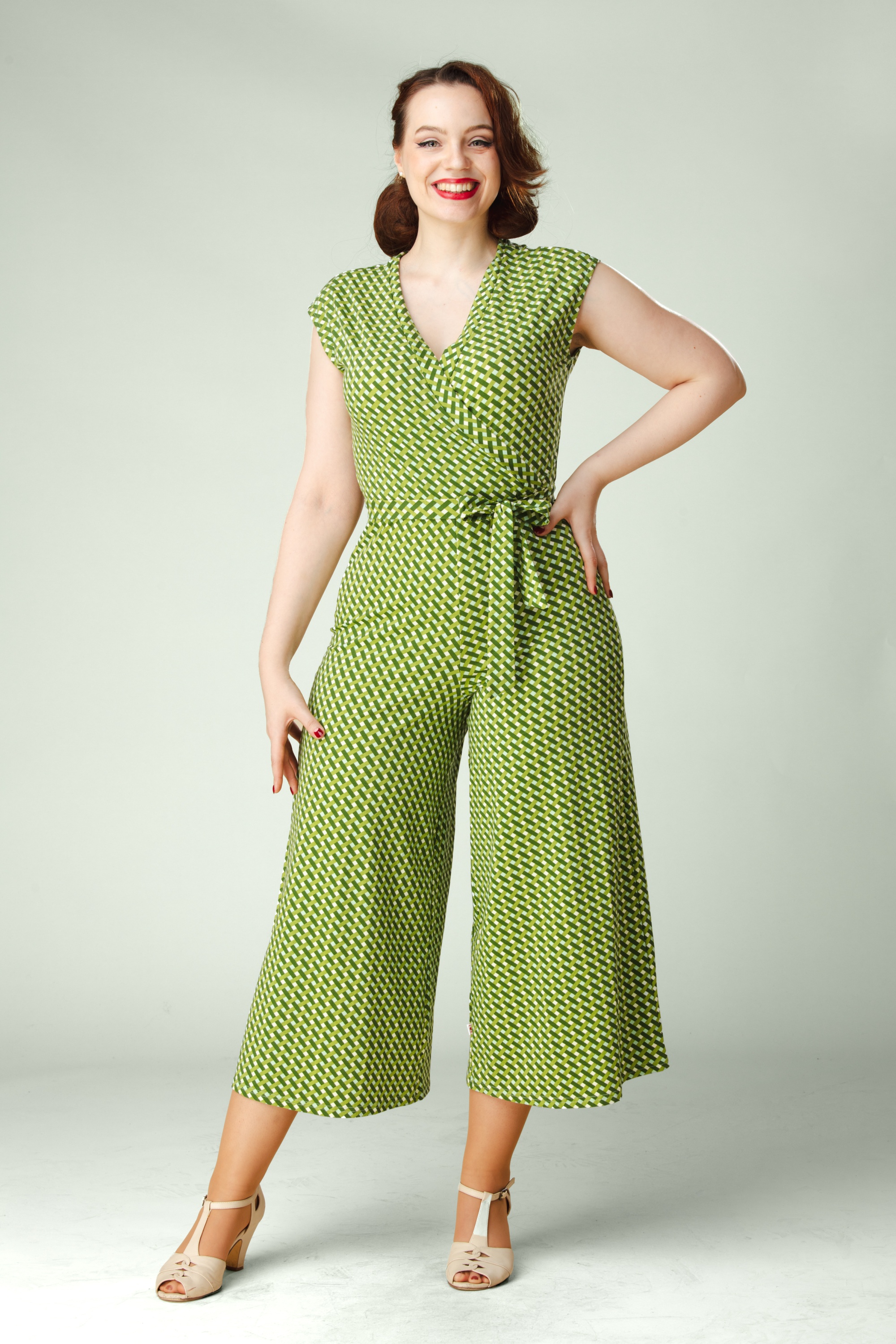 Blutsgeschwister - Hello Fritjes culotte jumpsuit in Golden Canopy