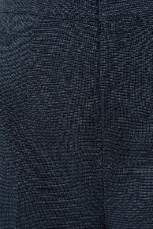 Banned Retro - Betty Boo short in marineblauw 3