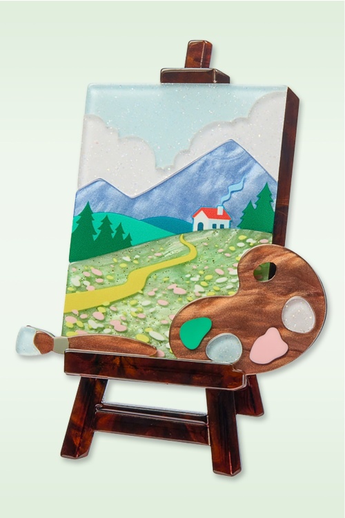 Erstwilder - Da Vinci Simplified mini broche