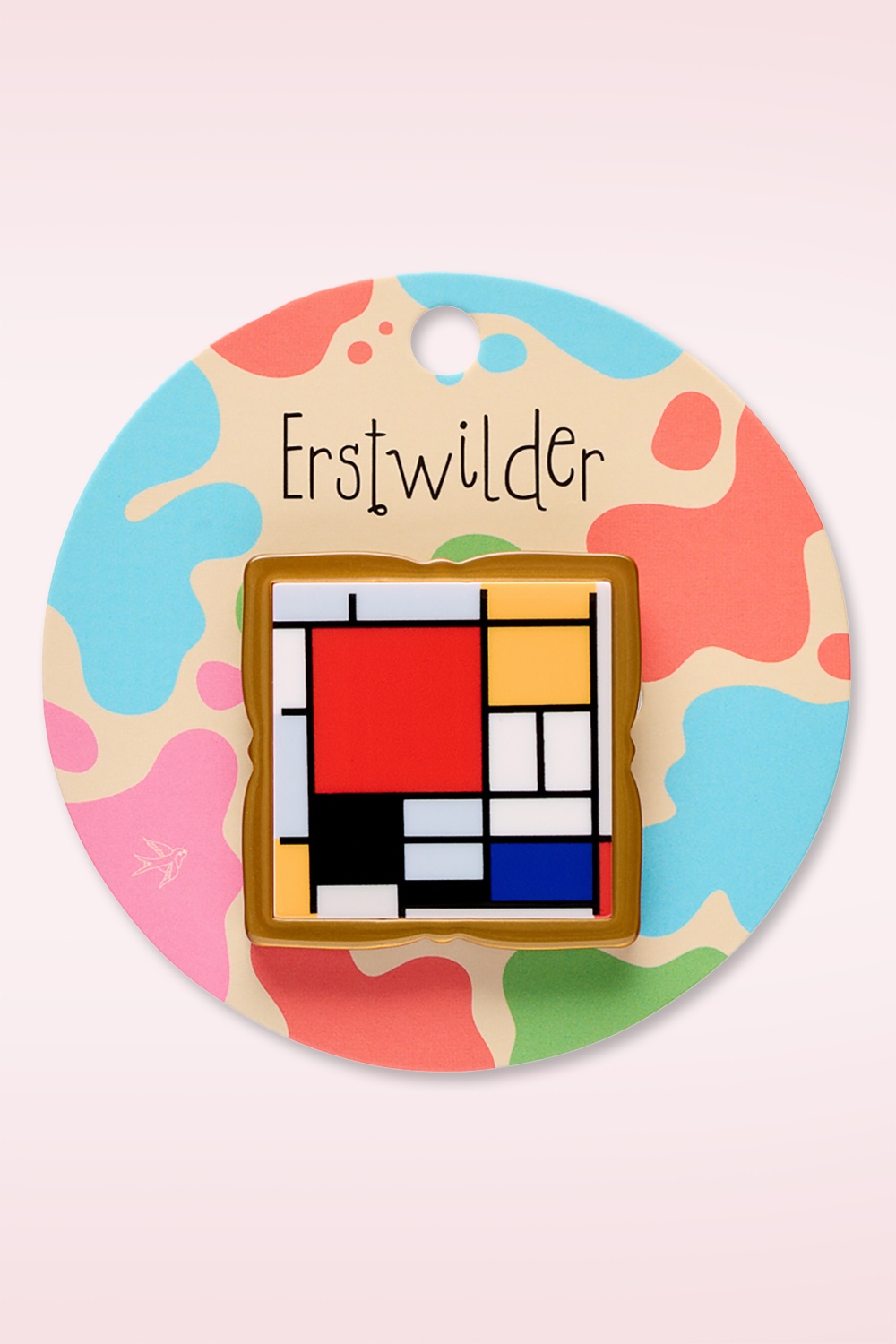 Erstwilder - Mondrian Simplified mini broche 2