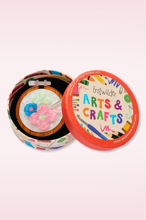 Erstwilder - Stitched & Framed broche 2