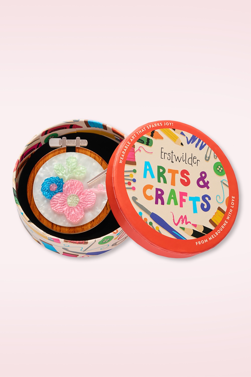 Erstwilder - Stitched & Framed broche 2