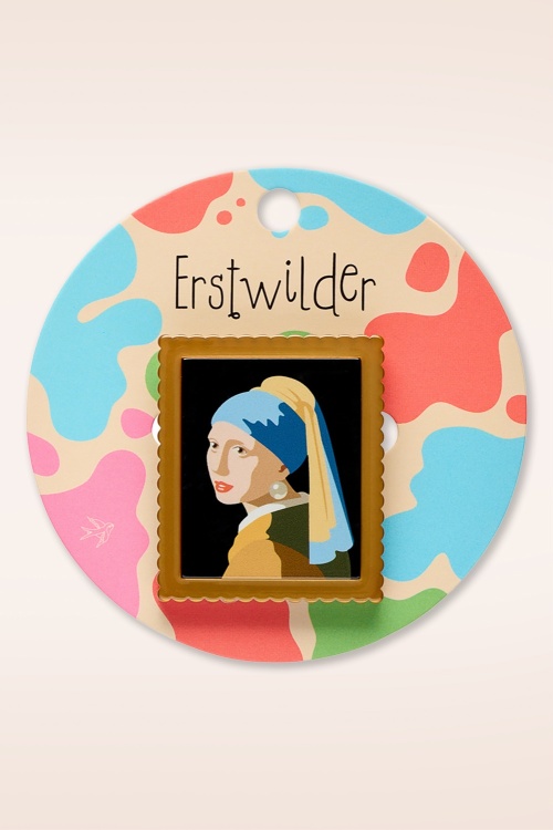 Erstwilder - Vermeer Simplified mini broche 2