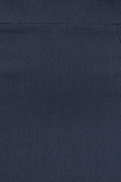 Vintage Chic for Topvintage - Topvintage exclusive ~ Loreen Bengaline Denim pencil rok in donkerblauw 2