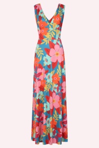 Vintage Chic for Topvintage - Topvintage exclusive ~ Deveny Flower maxi jurk in multi