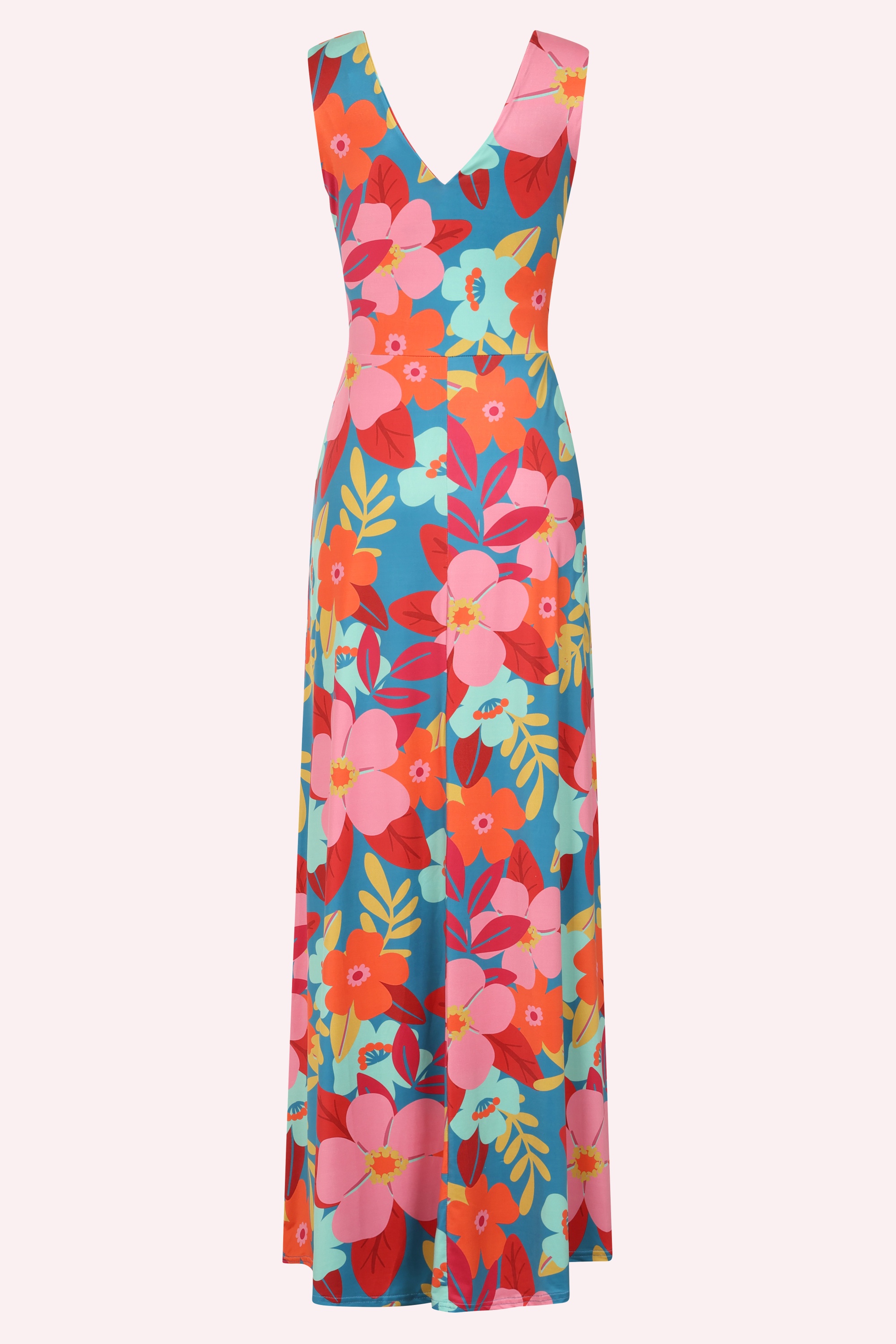 Vintage Chic for Topvintage - Topvintage exclusive ~ Deveny Flower maxi jurk in multi 3