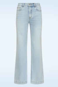 Smashed Lemon - Belle jeans met rechte pijpen in lichtblauw