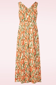 Seasalt - Polmanter maxi jurk in Red Hot Poker Chalk 3