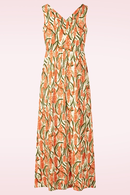 Seasalt - Polmanter maxi jurk in Red Hot Poker Chalk 3