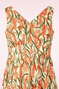 Seasalt - Polmanter maxi jurk in Red Hot Poker Chalk 2