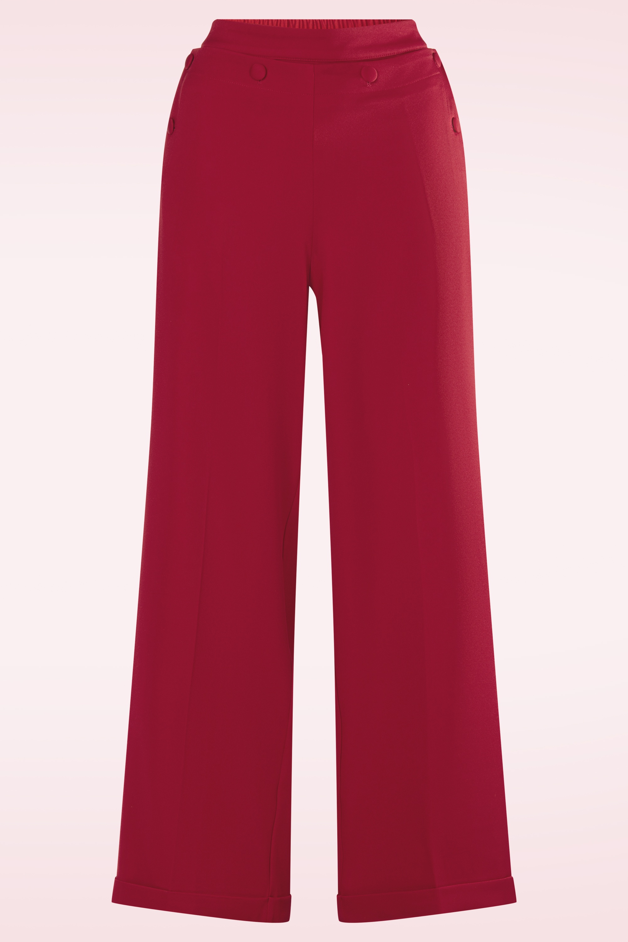 Topvintage Boutique Collection - Topvintage exclusive ~ Marina pantalon in rood